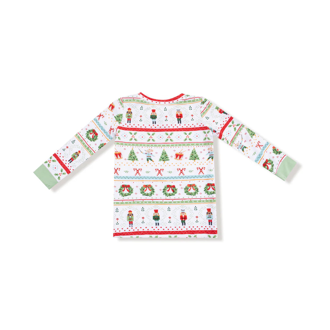 Nutcracker Fair Isle  Long Sleeve Loungewear Set