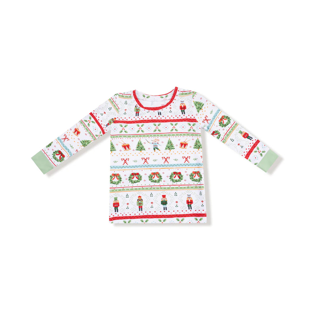 Nutcracker Fair Isle  Long Sleeve Loungewear Set