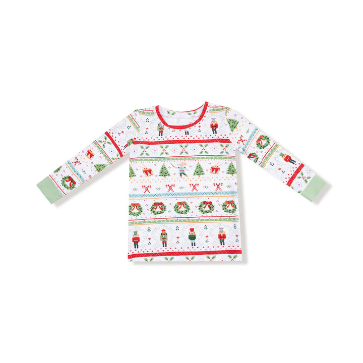 Nutcracker Fair Isle  Long Sleeve Loungewear Set