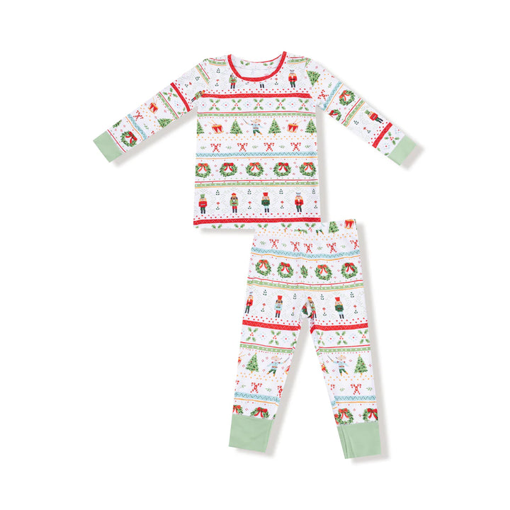 Nutcracker Fair Isle  Long Sleeve Loungewear Set