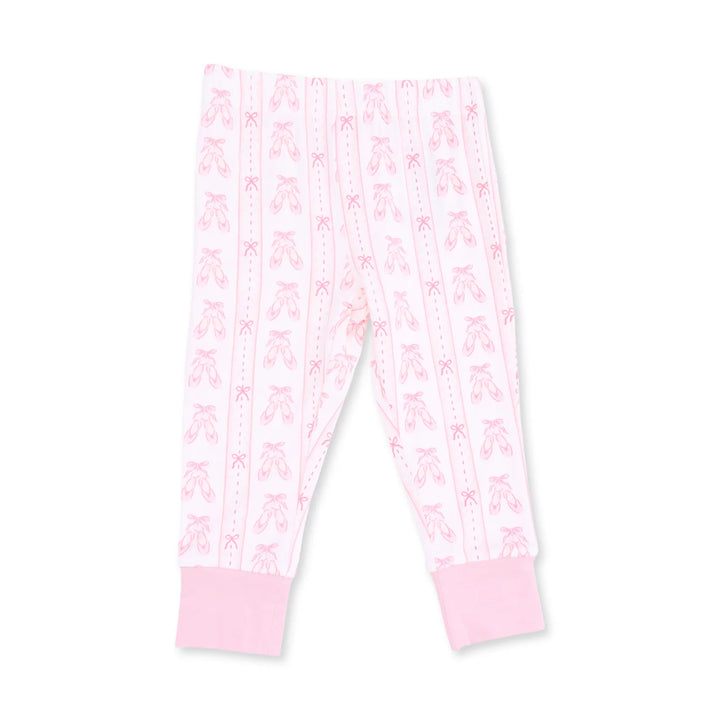 Ballet Shoes Ribbon Stripe - Long Sleeve Loungewear Set