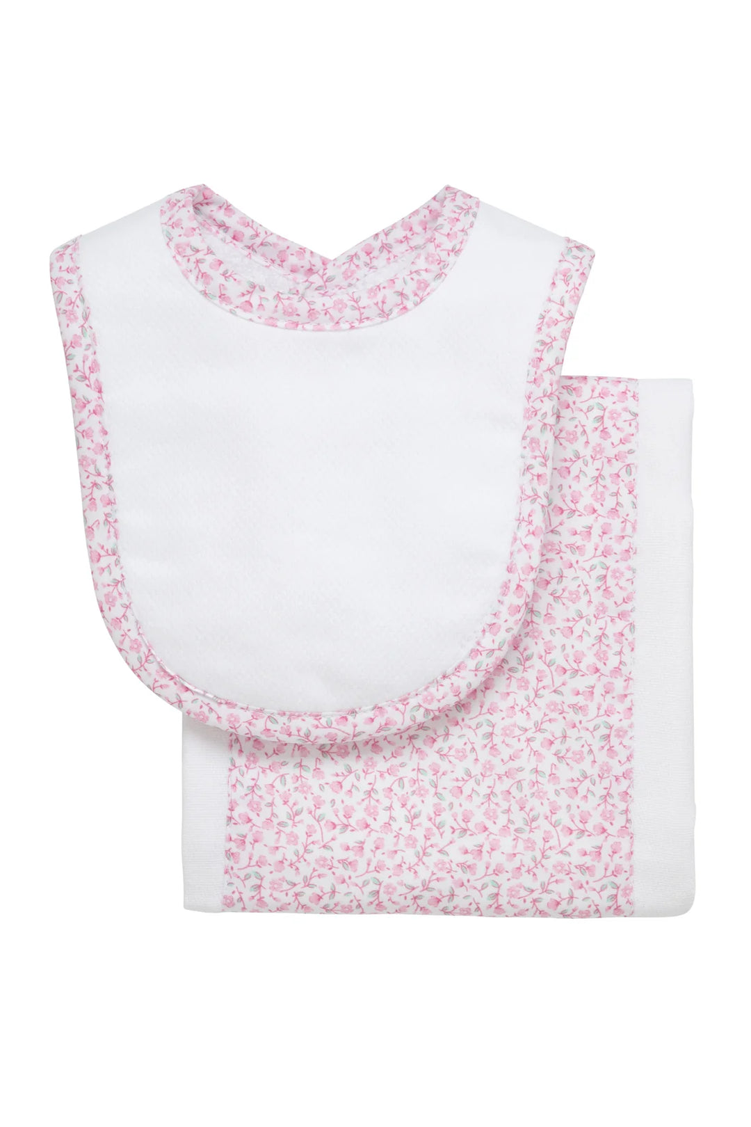 Ballet Floral Drooler Bib & Burp Set