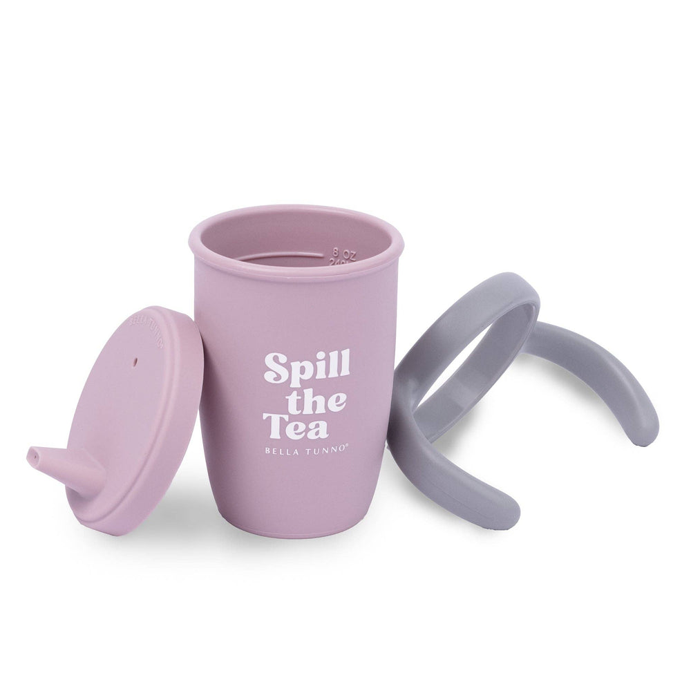 Spill the Tea Happy Sippy: Purple by Bella Tunno - back view