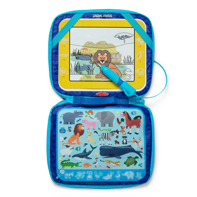 Water WOW! Take-Along Multi-Activity Drawing Set by Melissa & Doug - back view