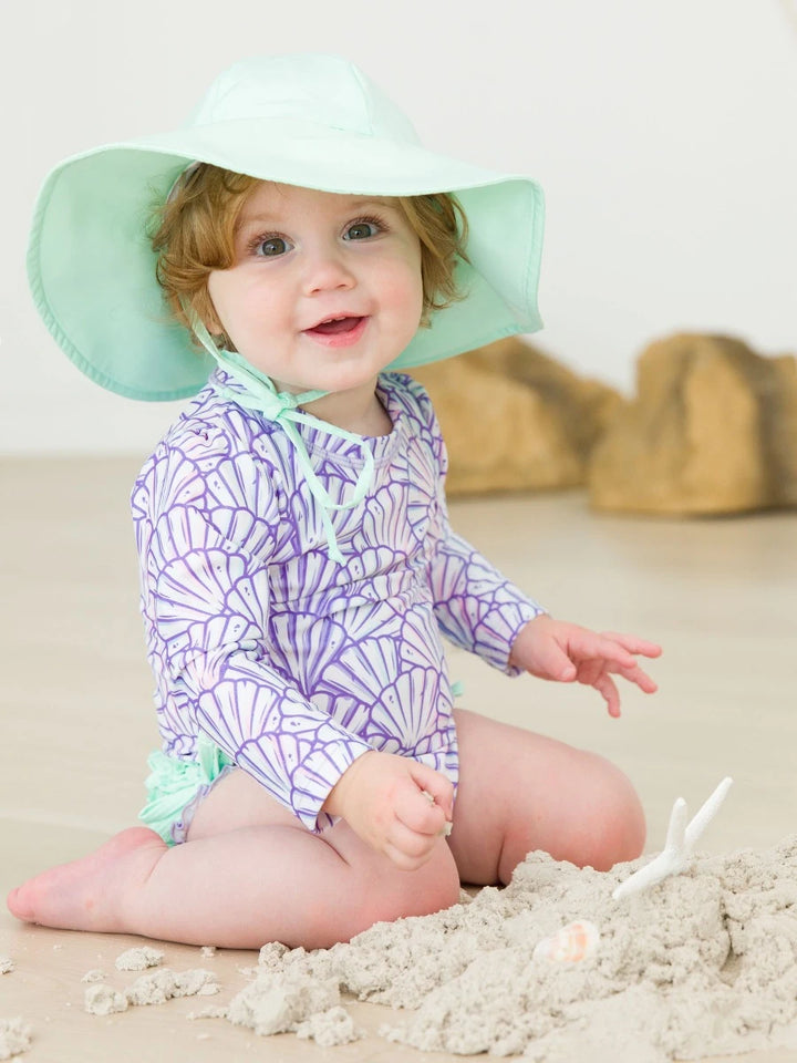 Magical Mermaid Long Sleeve One Piece Rash Guard