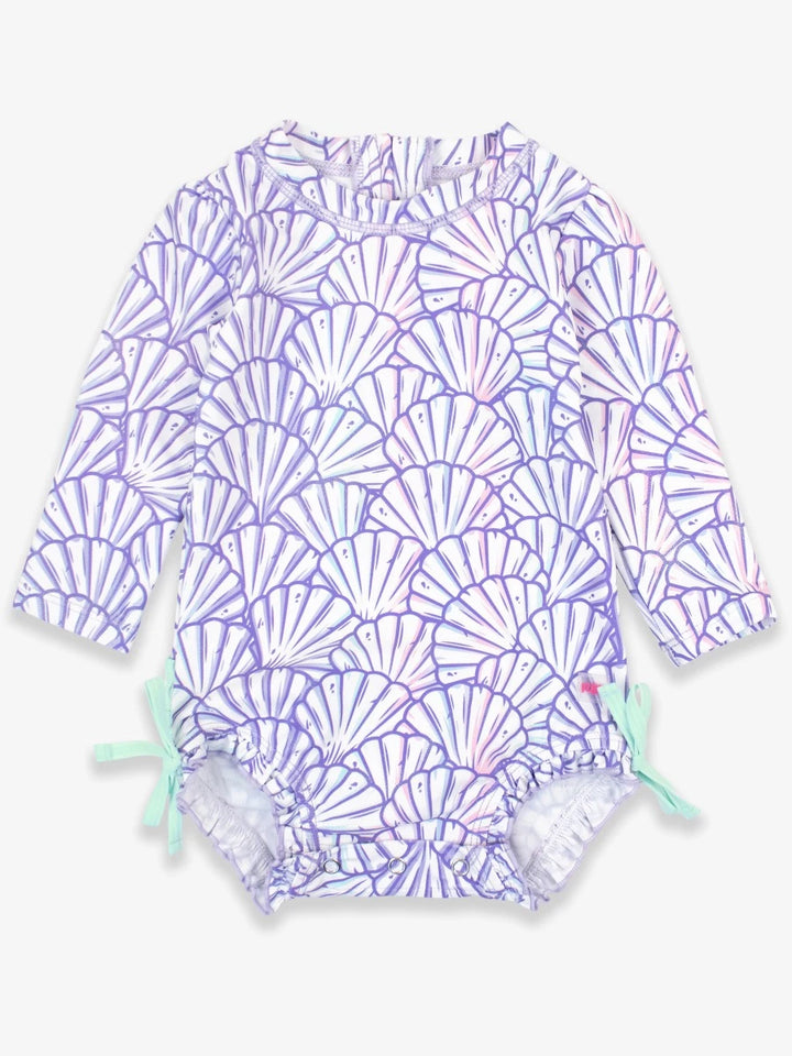 Magical Mermaid Long Sleeve One Piece Rash Guard