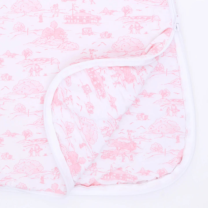 Golf Toile Pink - Sleeping Bag