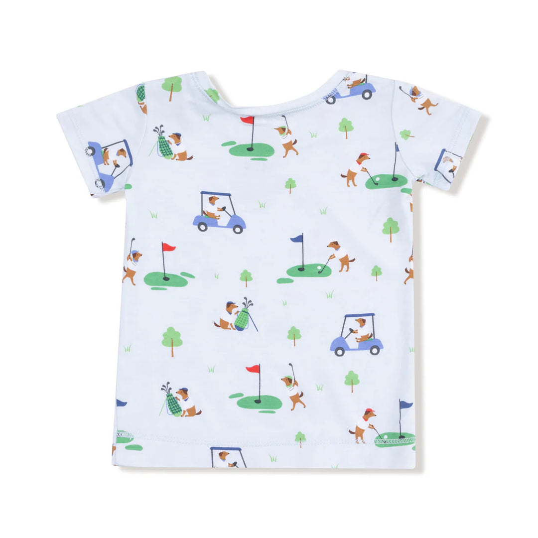 Blue Dog Gone Golf Loungewear Set