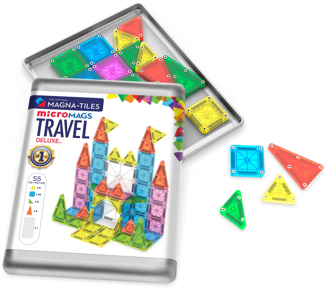 Travel Set Deluxe by Magna-Tiles - back view