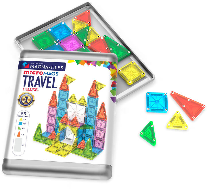 Travel Set Deluxe by Magna-Tiles - back view