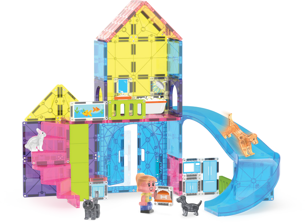 MAGNA-TILES Pet Playhouse - back view