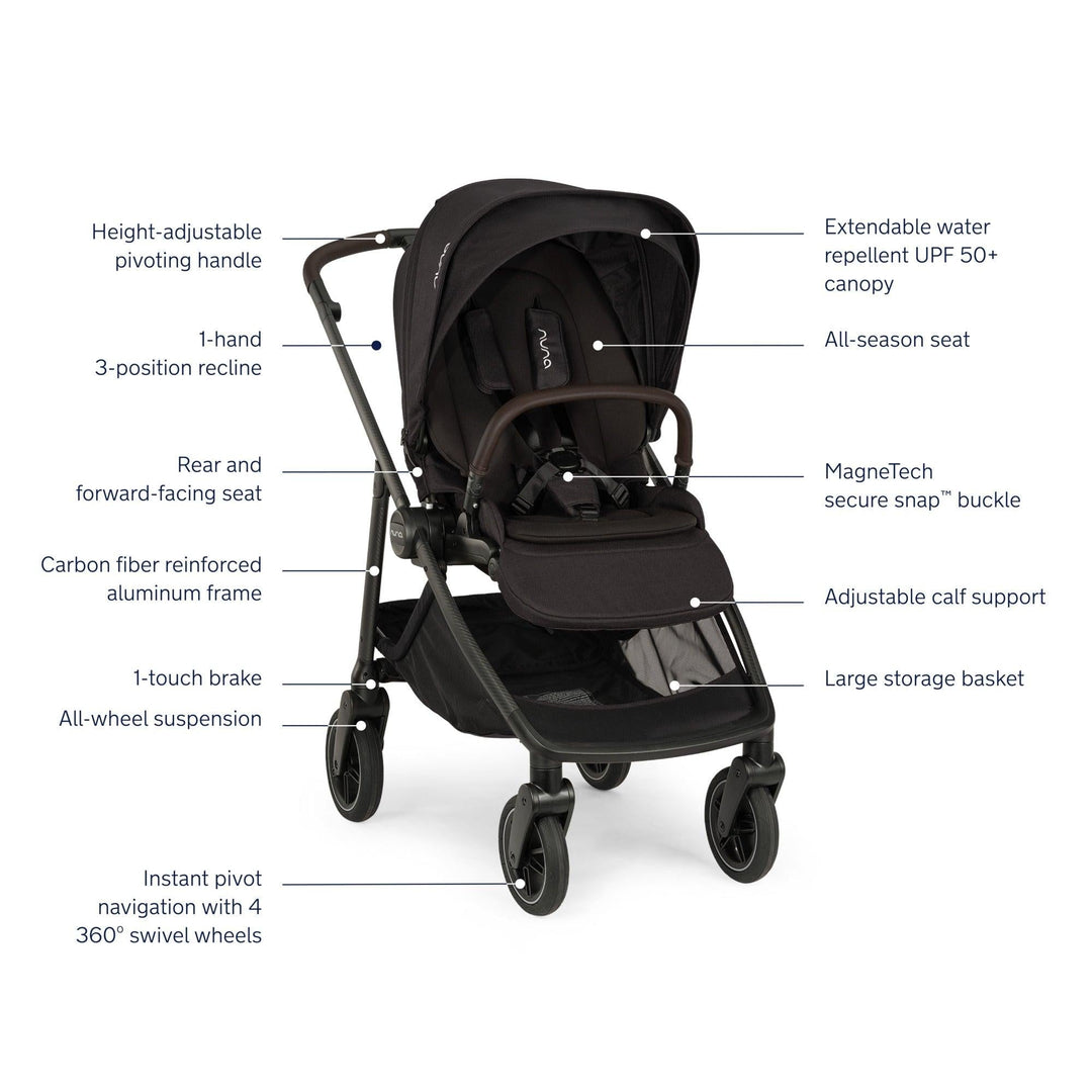 Nuna SWIV Stroller + PIPA Urbn Travel System