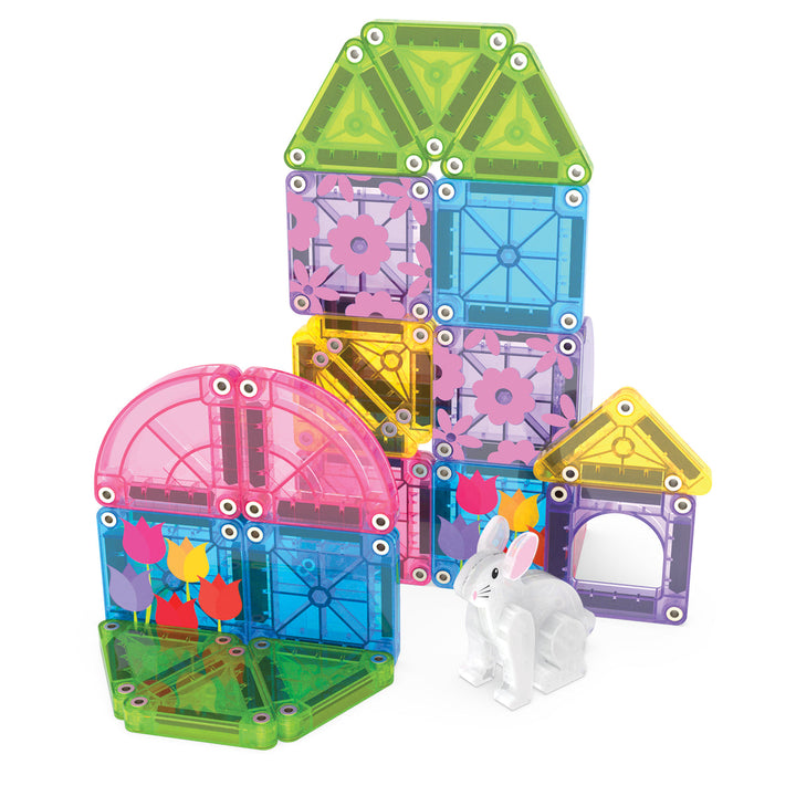 microMAGS Spring Garden by Magna-Tiles - detail view