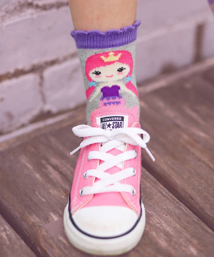 Mermaid Crew Socks- 6 Pack