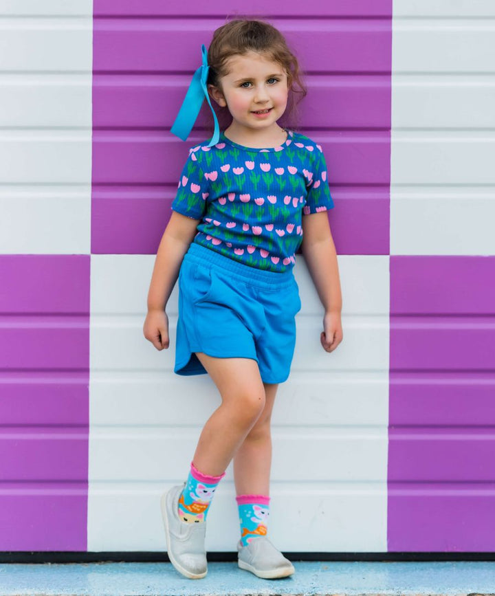 Mermaid Crew Socks- 6 Pack