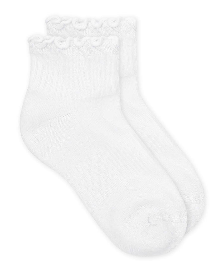 Smooth Toe Ruffle Ripple Edge Socks 1 Pair (2821)