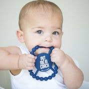 Put Me in Coach Happy Teether by Bella Tunno - back view