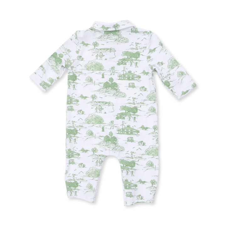 Golf Toile Green - Polo Romper