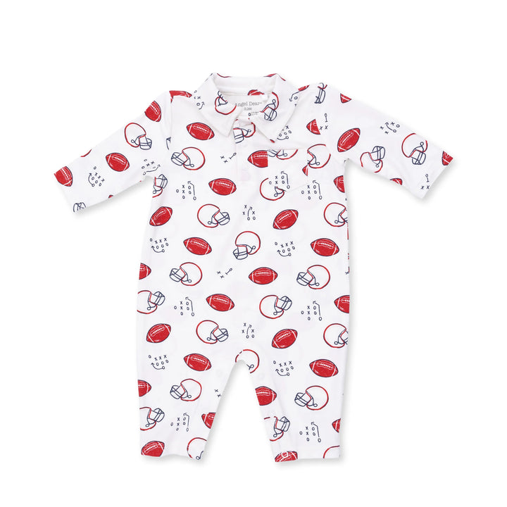 Touchdown Time - Polo Romper
