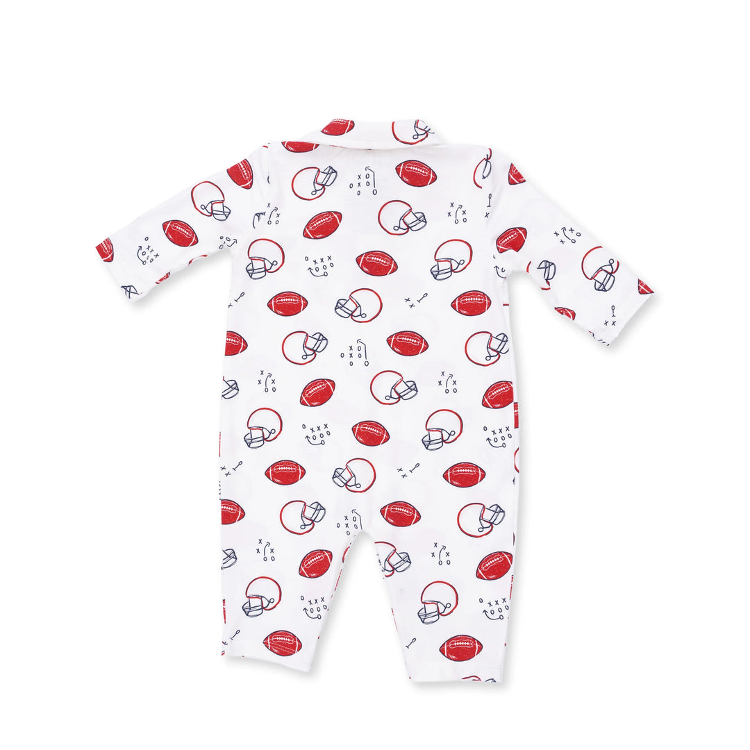 Touchdown Time - Polo Romper