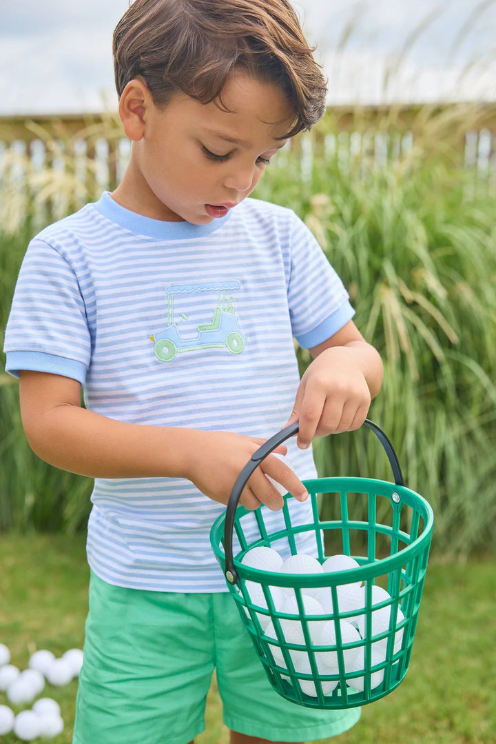 Golf Cart Applique T-Shirt by Little English - kids t-shirt