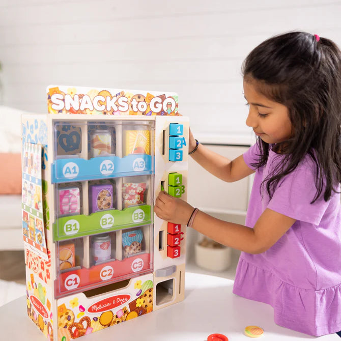 Vending Machine by Melissa & Doug - back view