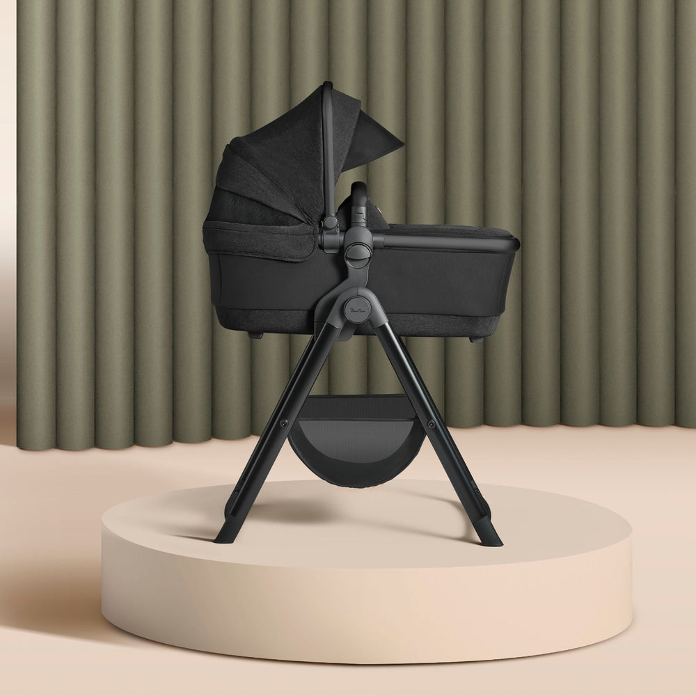 Silver Cross Wave Tandem Bassinet with Sustainable Fabrics - alternate angle