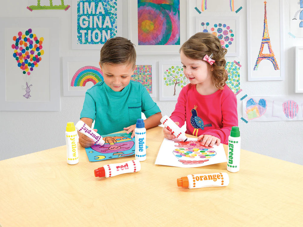 Rainbow 4 Pack Dot Markers by Do-A-Dot Art! - alternate view