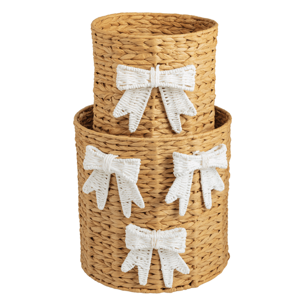 Woven Bow Basket by Mud Pie - hair accessory