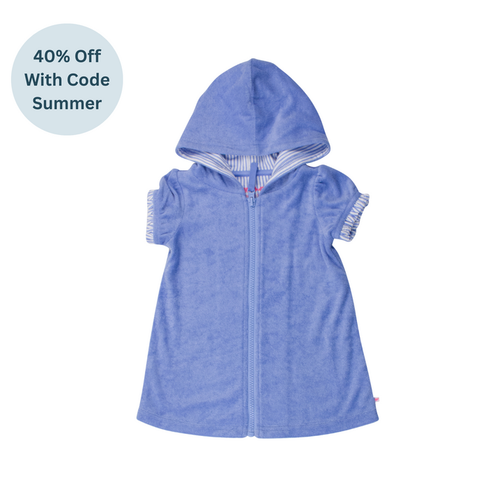 Terry Full Zip Cover Up