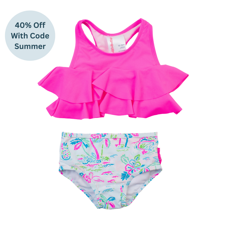 Tropical Resort Flounce Bikini