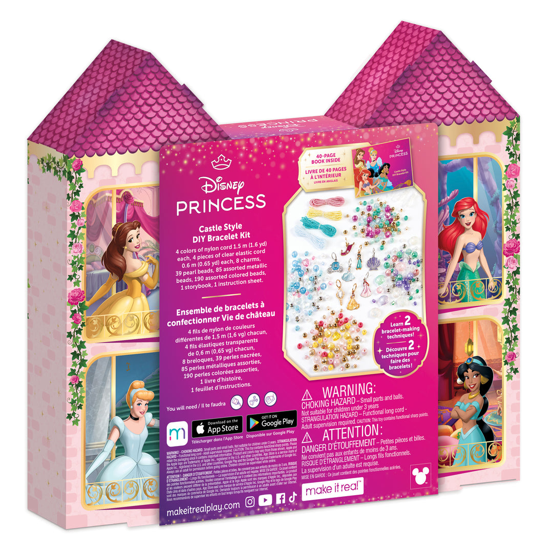 Disney Princess Castle Style DIY Bracelet Kit by Make It Real - kids jewelry