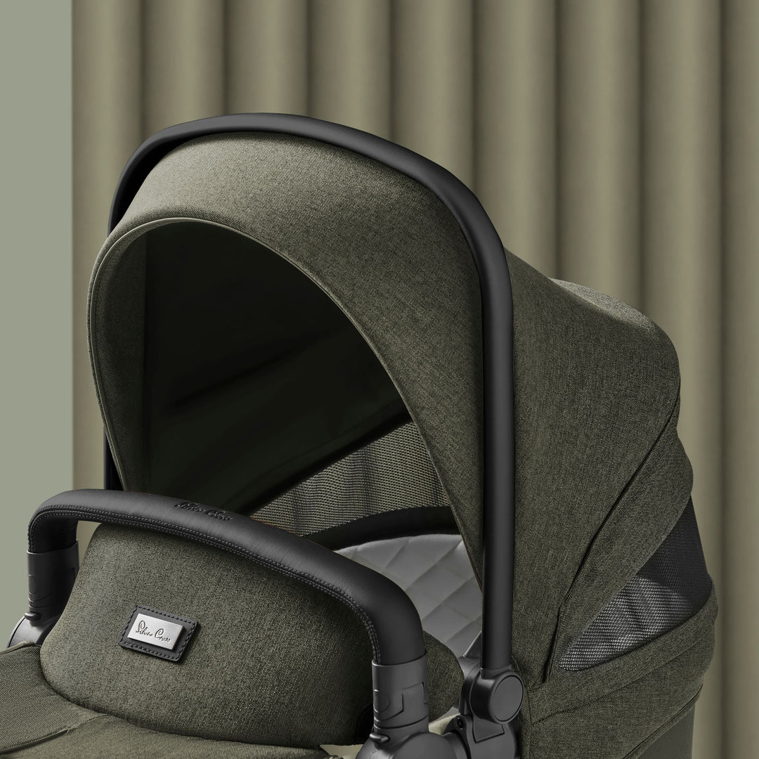Silver Cross Wave Tandem Bassinet with Sustainable Fabrics - product view 8