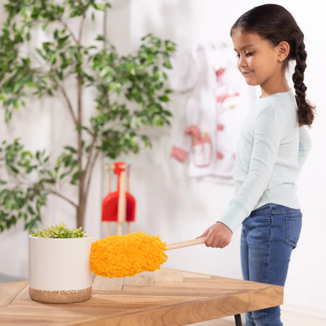 Dust, Sweep & Mop by Melissa & Doug - back view