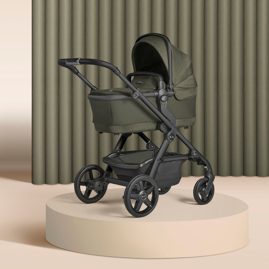 Silver Cross Wave Tandem Bassinet with Sustainable Fabrics - product view 7