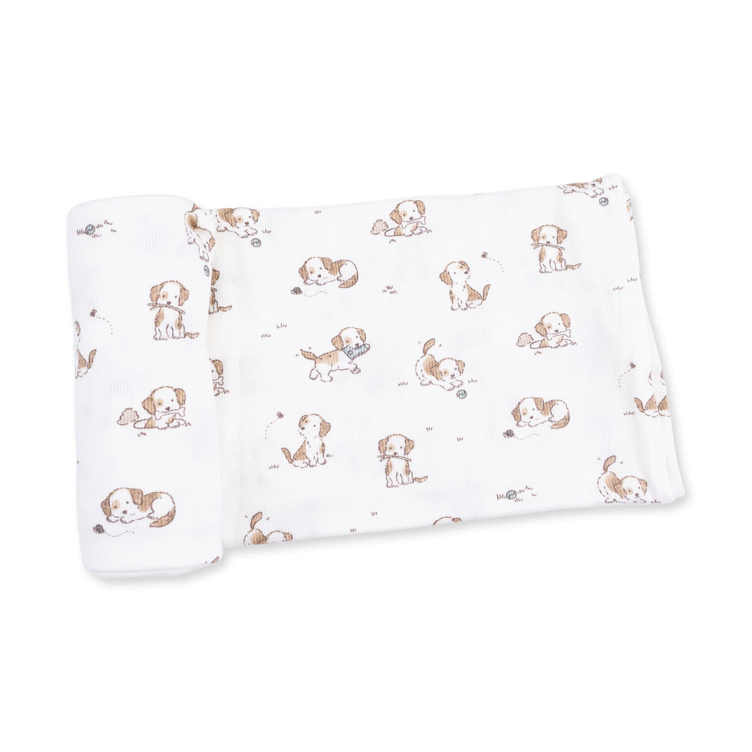 Explorer Puppy Blue - Swaddle Blanket