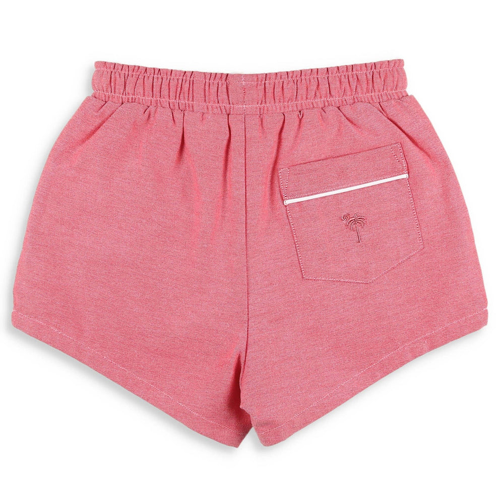 Boys Shrimp Shorts - Red Oxford by Shrimp and Grits Kids - alternate view