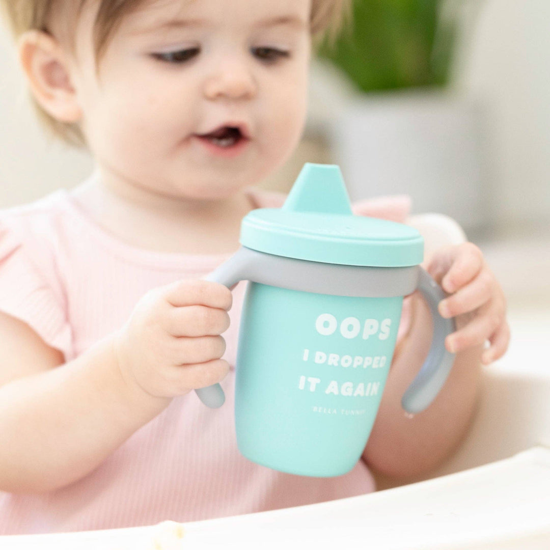 Dropped it Again Happy Sippy Cup: Blue