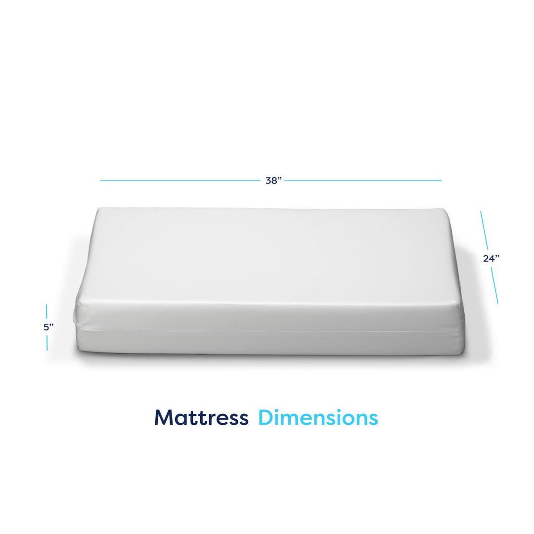 Moonlight Luxury Dreamer Mini Crib Mattress by Moonlight Slumber - lifestyle view