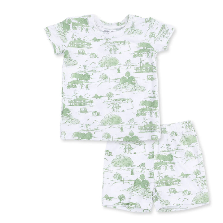 Golf Toile Green - Loungewear Short Set