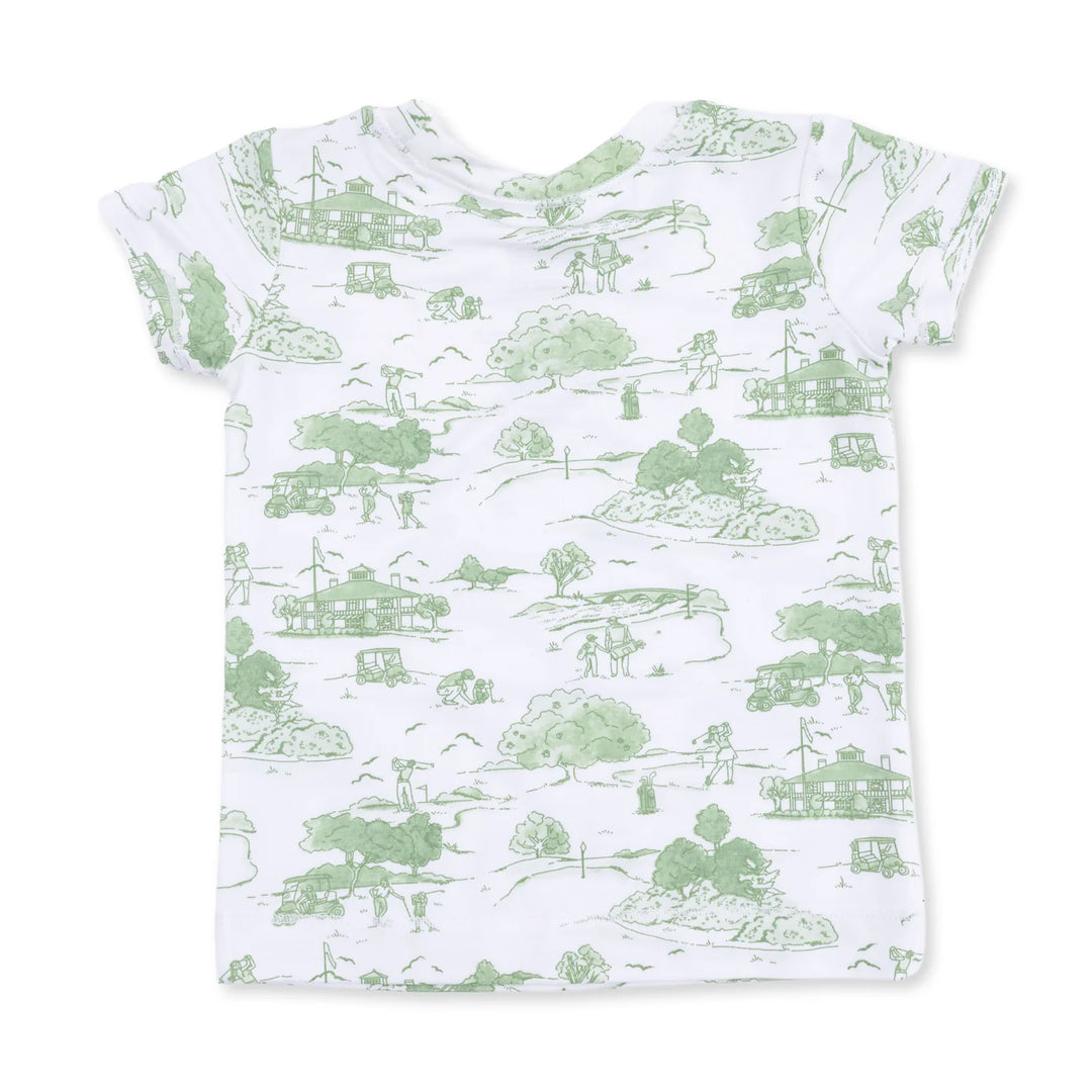 Golf Toile Green - Loungewear Short Set