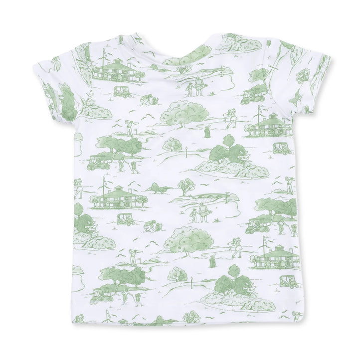 Golf Toile Green - Loungewear Short Set