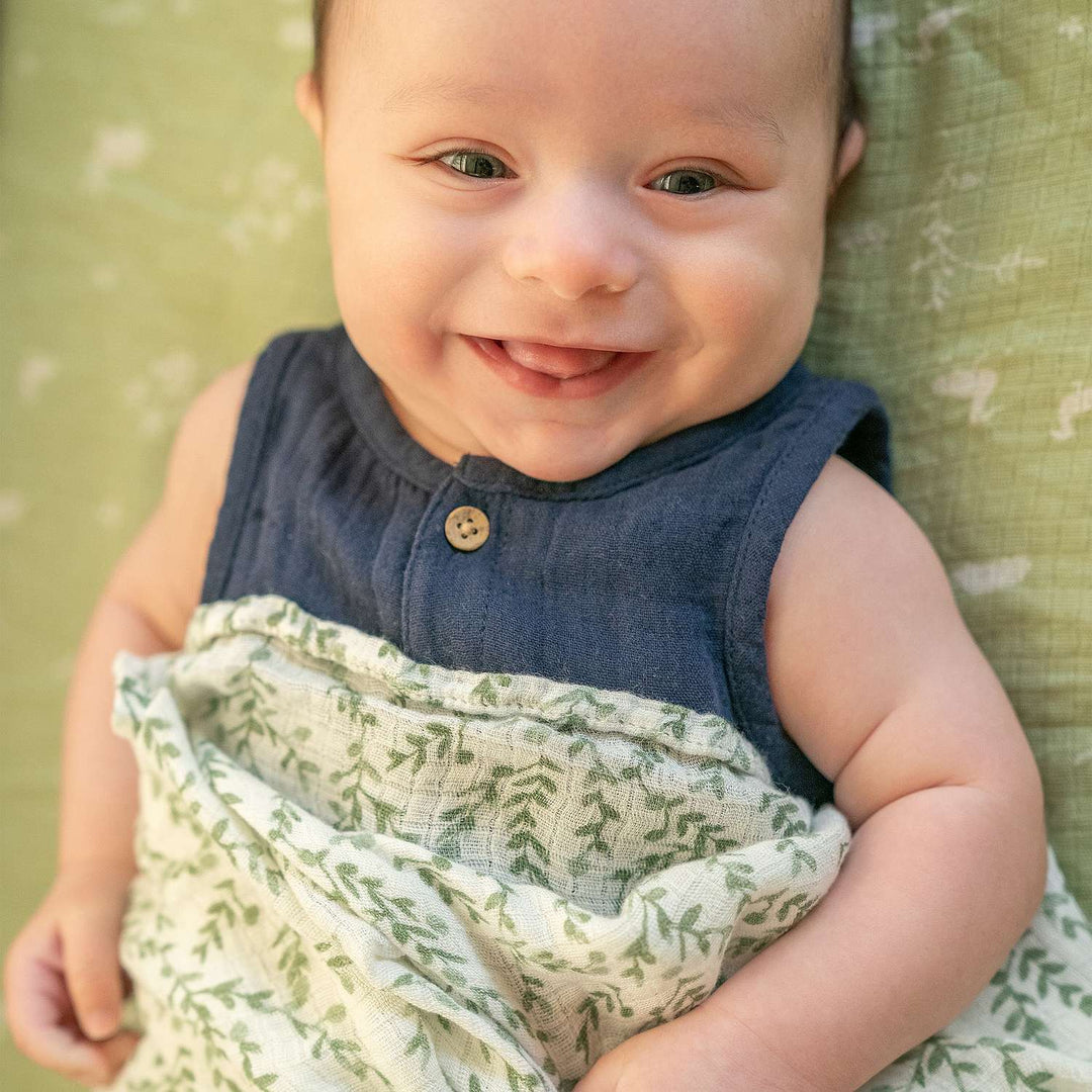 Essentials Silky Soft Sage Swaddle 2-Pack