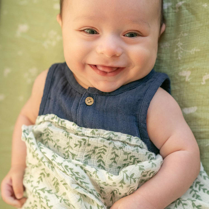 Essentials Silky Soft Sage Swaddle 2-Pack