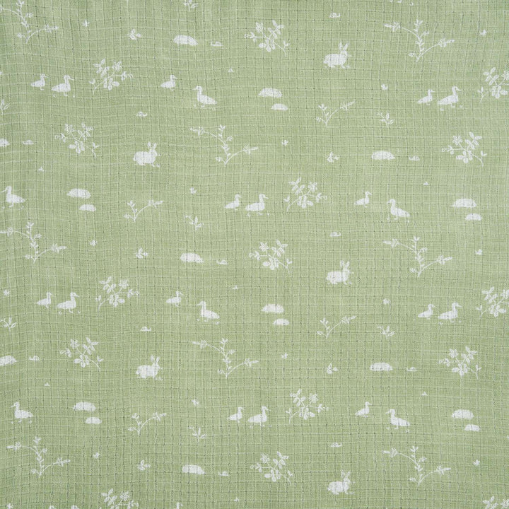 Essentials Silky Soft Sage Swaddle 2-Pack