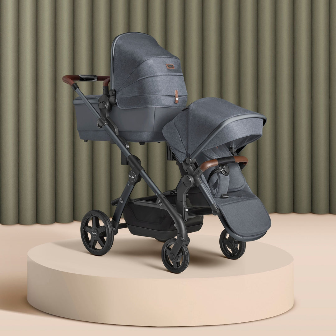 Silver Cross Wave Tandem Seat with Sustainable Fabrics - product view 10