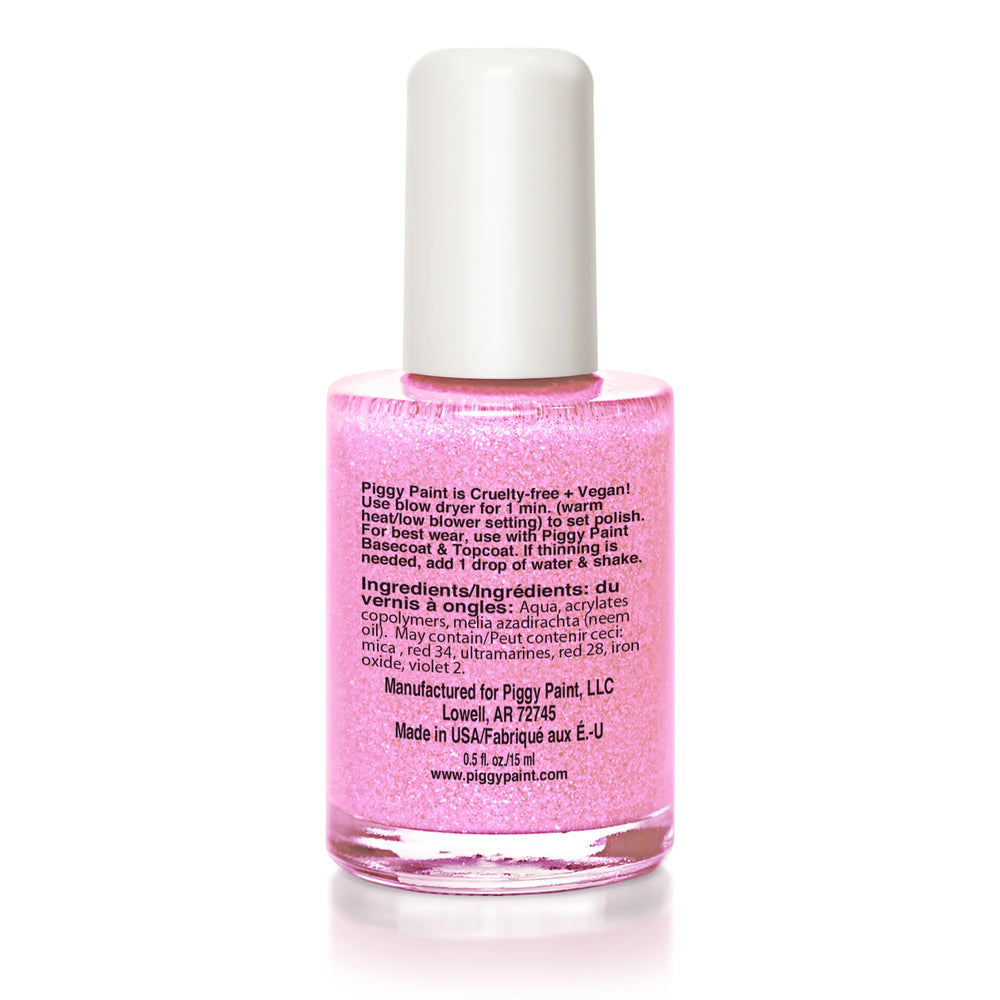 Tickled Pink Non-Toxic Kides Nail Polish by Cuddles & Carriages - back view