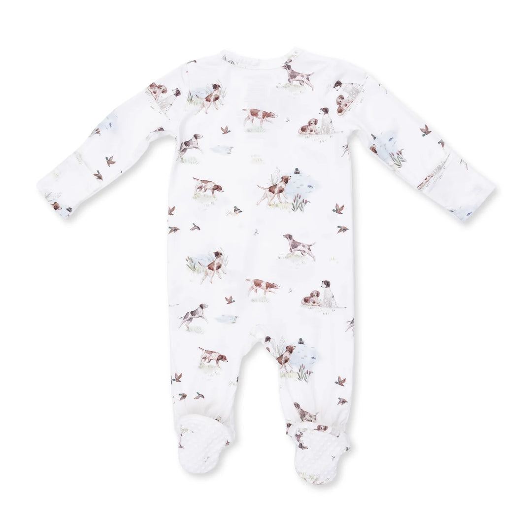 Pointer Pups and Duck Buddies 2 Way Zipper Footie