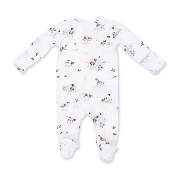 Pointer Pups and Duck Buddies 2 Way Zipper Footie
