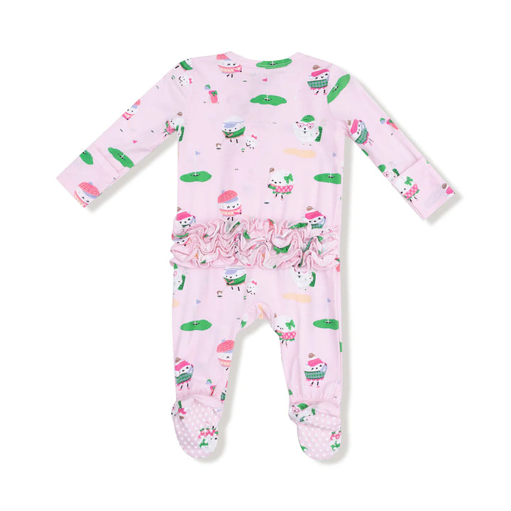 Pink Golf Pros Footies